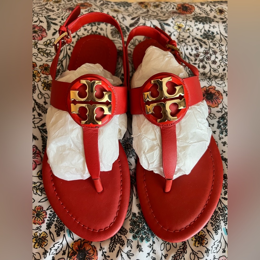 Tory Burch Leather Sandals